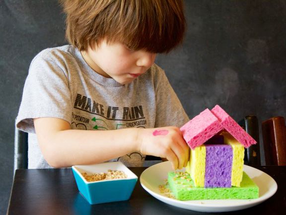 子供たちに植物の生活を教える