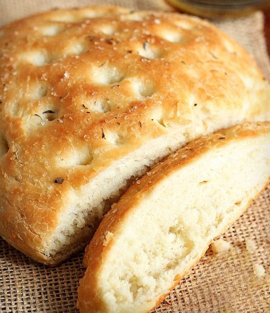 focaccia med oregano