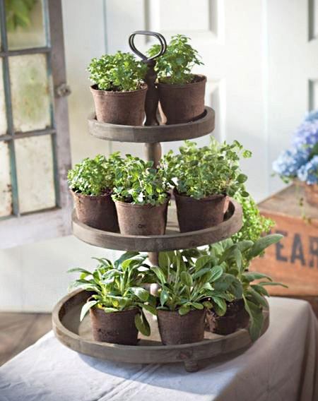 hage på vinduskarmen